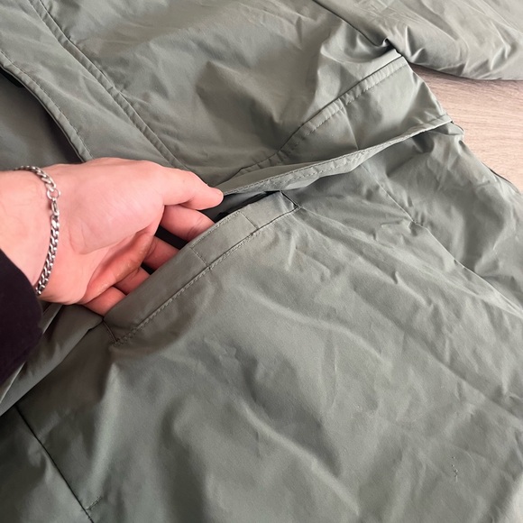 Pull&Bear Green Olive Jacket Size S - Picture 3 of 9